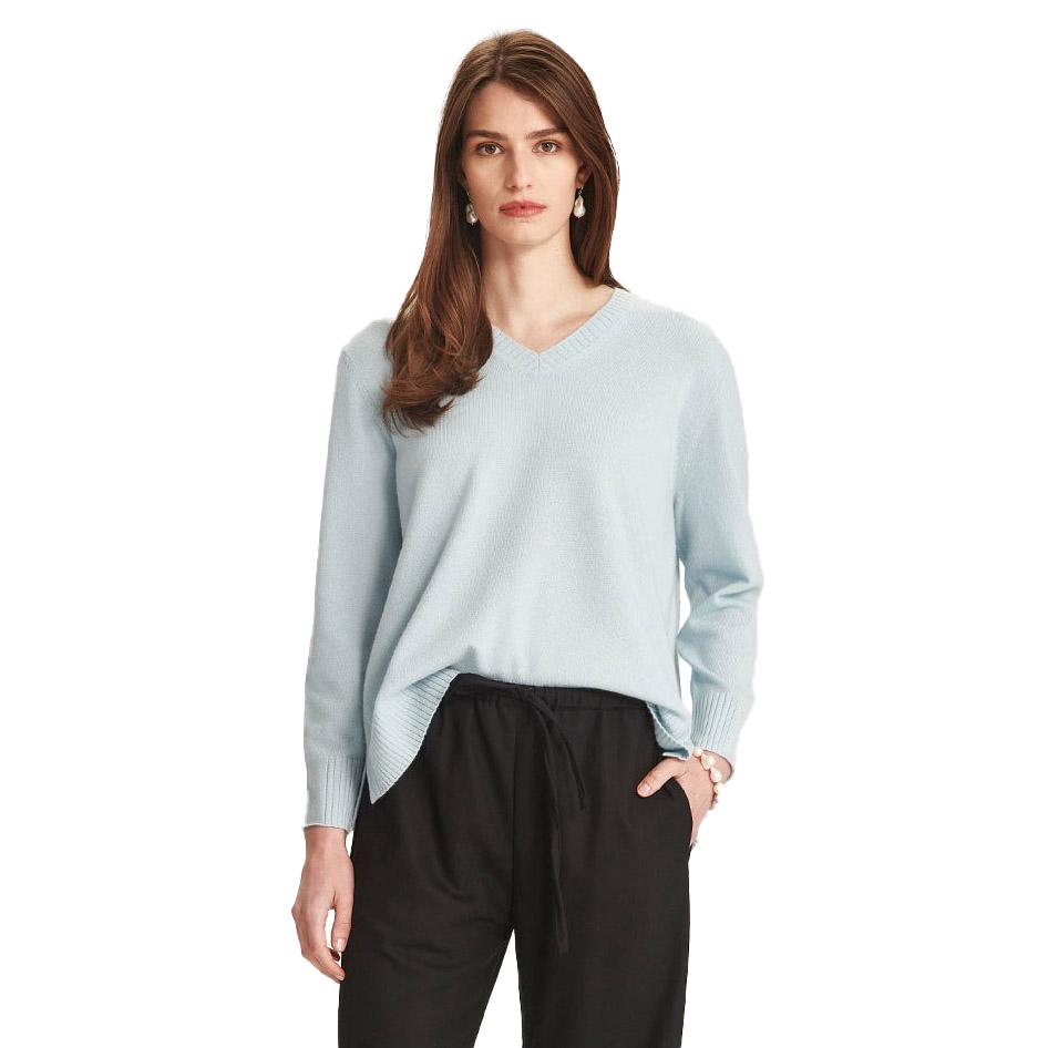 Caroline Sills Kari Cashmere V-Sweater